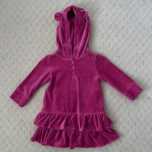 Baby Gap Girls Hooded Dress with matching diaper cover  NWT Size: 6-12 mos